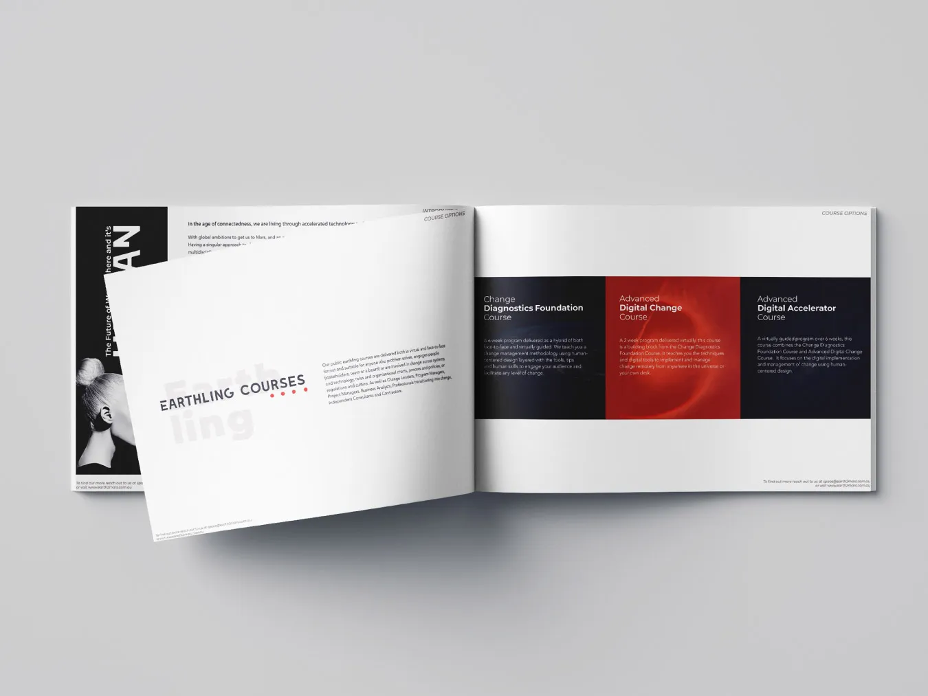 Custom designed corporate magazine.