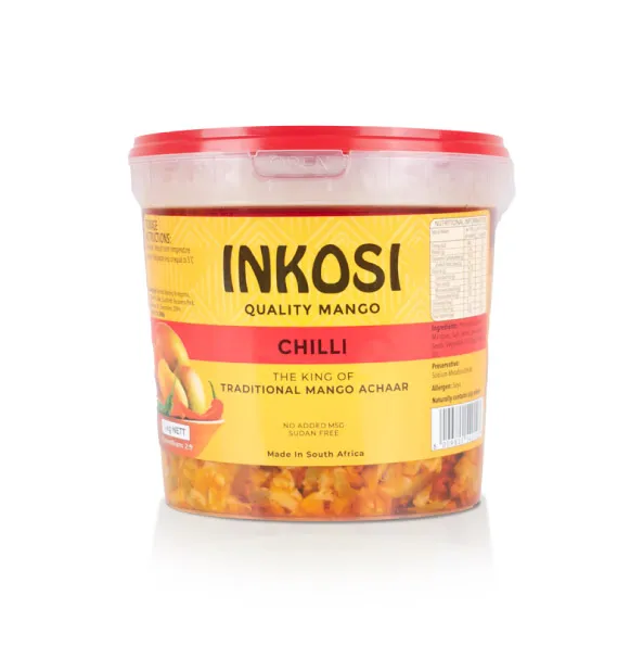 Product image of chilli flavoured Inkosi achaar